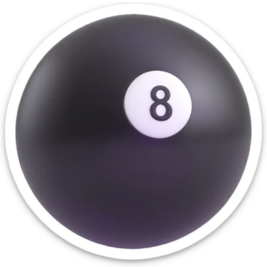 magic 8 ball sticker