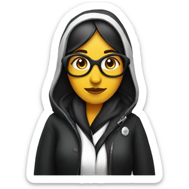 designer penguin women  sticker