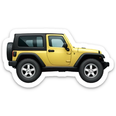 jeep on 26 inch rims  sticker