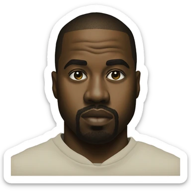 album bound 2cover kanye west sticker