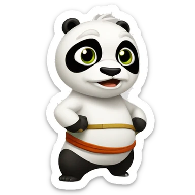 pepe-kungfu-panda sticker
