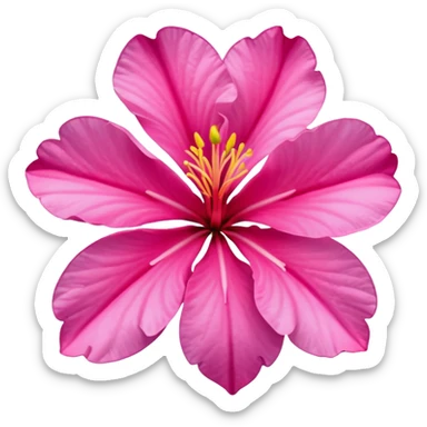 the azalea flower sticker