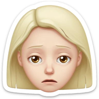 Personas enfermas sticker