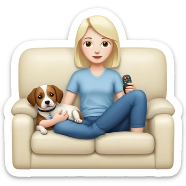 Couch potato 🥔 🛋️ 🐶 sticker