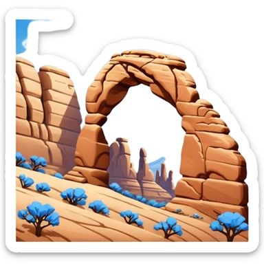 arches national park sticker