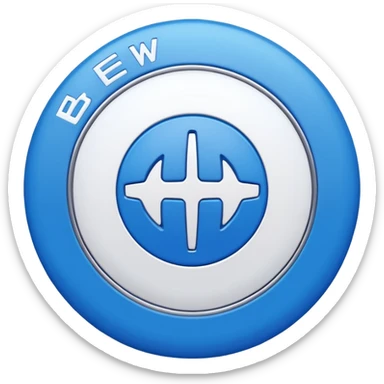 Make a emoji using bmw logo sticker