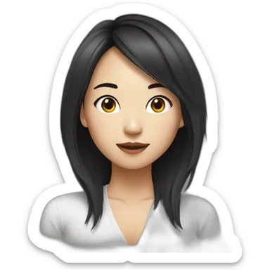 Hot Asian Girl sticker