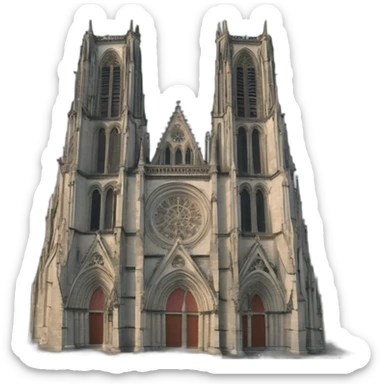 Cathédrale de Clermont-ferrand sticker