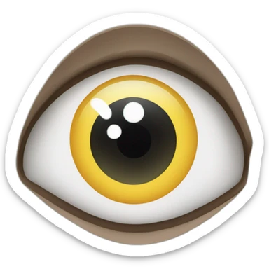 Yeux en cœur sticker