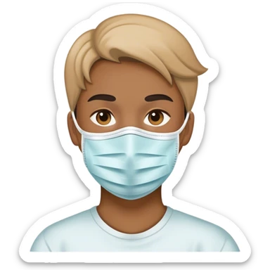 Self care Face mask sticker