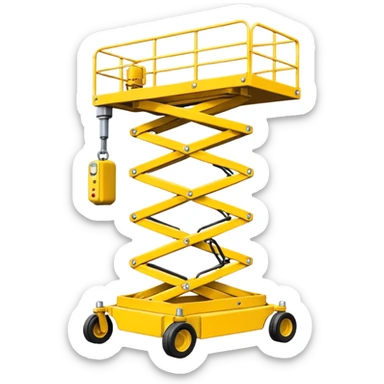 aerial work platform sticker