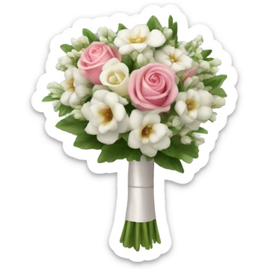Wedding bouquet sticker
