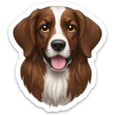 hunting breed dog sticker