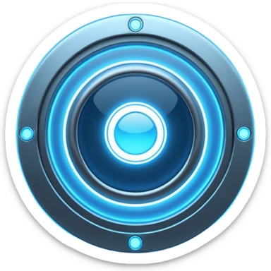 futuristic portal door sticker