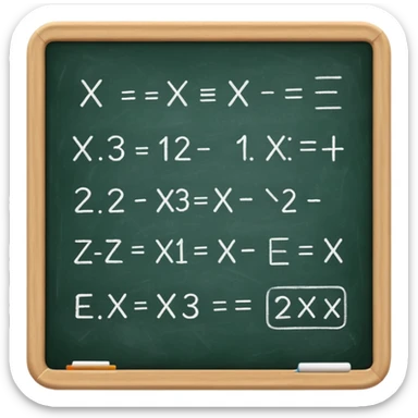 make a chalkboard with math sticker