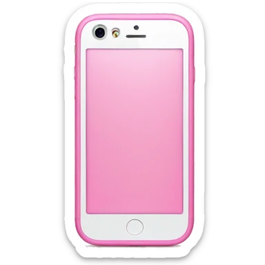 Pink iPhone  sticker