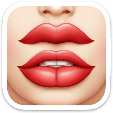 lips and words sticker