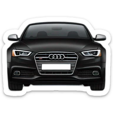 Black audi a5 sticker