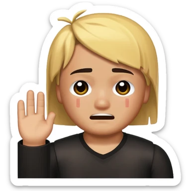 Roblox noob cry sticker