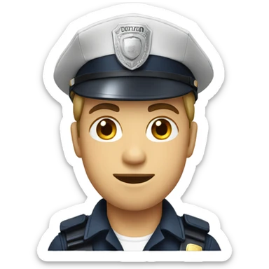 Policier sticker