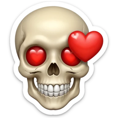💀😚❤️ sticker