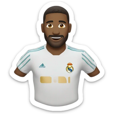 Bellingam del real Madrid estirando los brazos  sticker