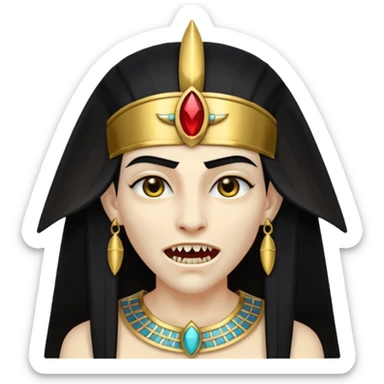 ancient egyptian vampire sticker