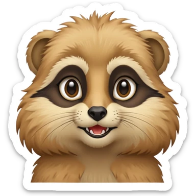 Suricate avec un regard malicieux  sticker