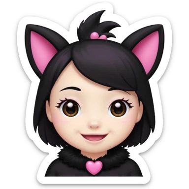 Kuromi animado  sticker