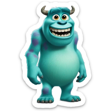 Monsters inc sticker