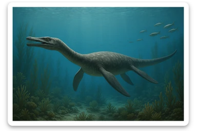 Plesiosaurus sticker