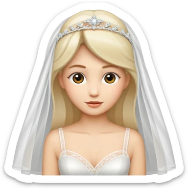 Velo de novia  sticker