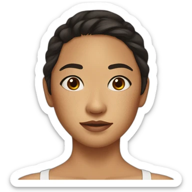 filipina freckles sticker