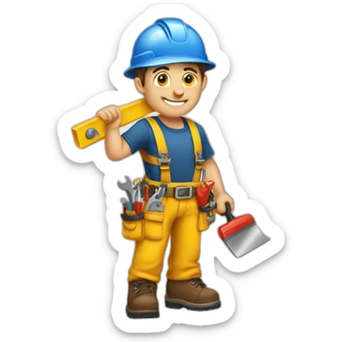 expert handyman sticker