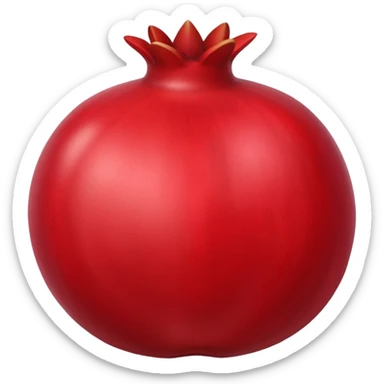 Pomegranate emoji for phone  sticker
