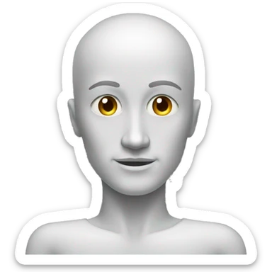 i want an emoji that expresses the disbelief that everything is AI now sticker