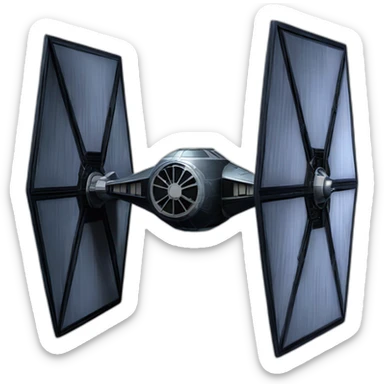 star wars tie fighter sticker
