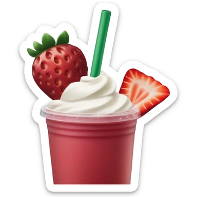 starbucks strawberry açaí refresher  sticker