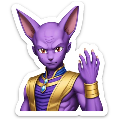 Beerus  sticker