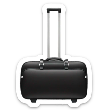 black trolley bag men sticker