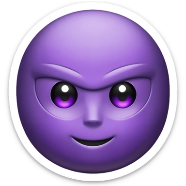 Créer un emoji copiable sur mon système iOS avec une moto mt07 noir mate nacré violet foncée. sticker