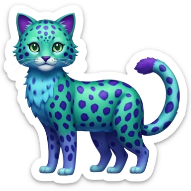 Clawitzer-Amoongus-Liepard-fusion (full body) sticker