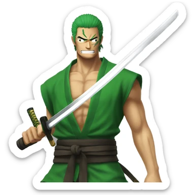 Katana zoro sticker