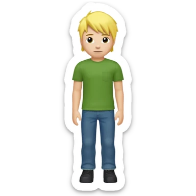 A Roblox noob  sticker