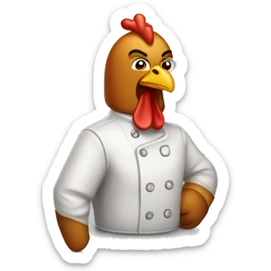 Spicy chicken sticker