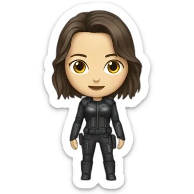 Summer Glau as a T-800 sticker