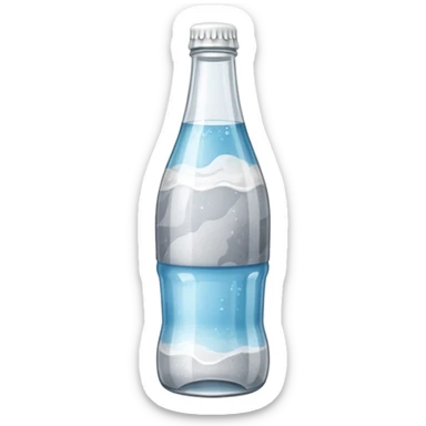 Marble soda sticker