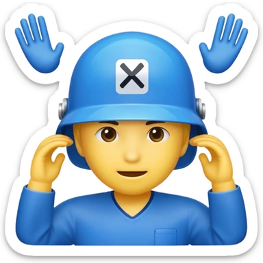 Text saying '確認済', business-like style, blue color, bold, high visibility. sticker