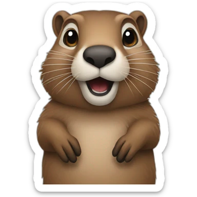 Groundhog  sticker