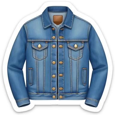  Denim jacket sticker